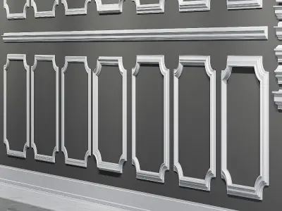 Decorative Mouldings 2 3D model
