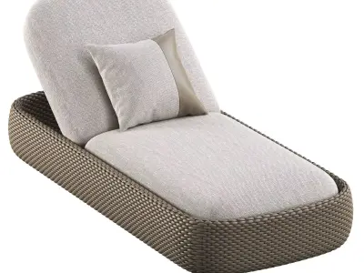 Manutti Kobo Lounger 3D model