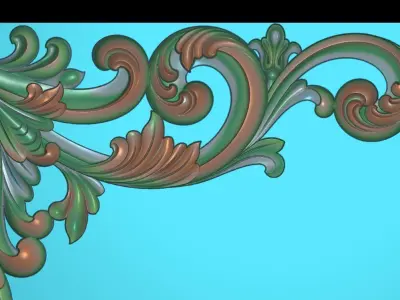neoclassical 3d archway 3D print model