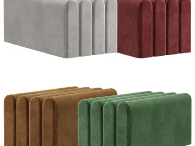 Ote Pouffe Cornerdesign 3D model