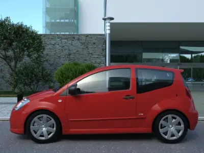 Citroen C2 2004 3D model