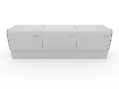 Stadium Seats 19 3D model