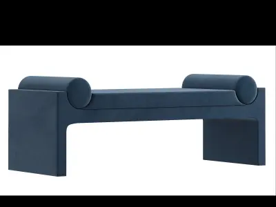 Bleecker Bench By Cocorepublic 3D model purchase
