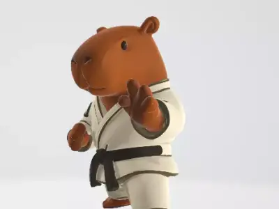 Capybara Sensei 3D print model