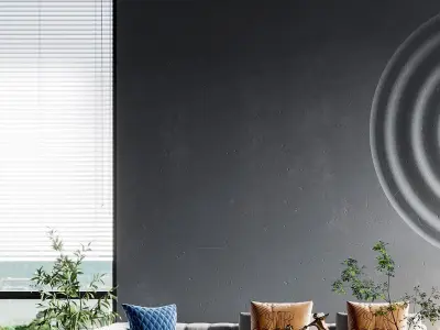 Modern coffee and sofa table 3D model