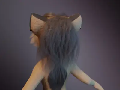 Nayara Anthro Lioness 3D model