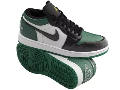 Nike Jordan Low Green 3D model