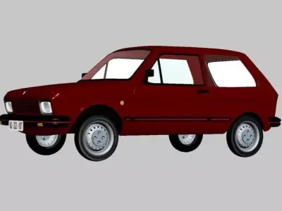 yugo 45 Low-poly 3D model