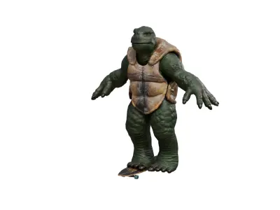 Turtle Boy Low-poly 3D model