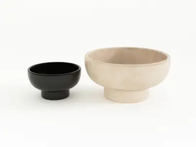 Modern Ceramic Bowl 3D model