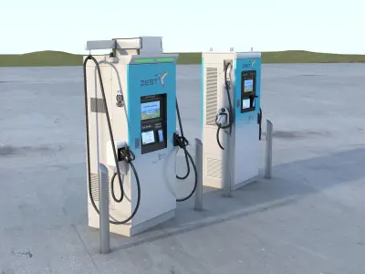 ZEST Charging Station 3D model