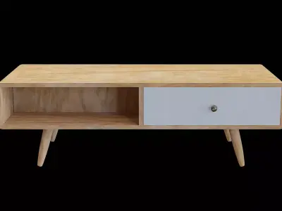 Transmit Coffee Table Low-poly 3D model