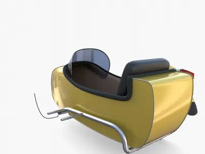 Motorcycle sidecar 3D model