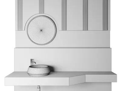 Luxury Bathroom 57 3D model