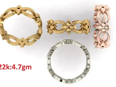 Plain Band ring  51 3D print model