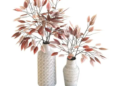 Crate and Barrel Lati and Taline Vases 3D model