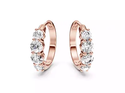 Earring Jewelry Lia Collection Earrings Models  3D Model Pack