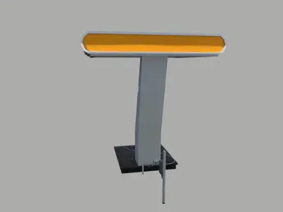 Air Gas Pump Low-poly 3D model