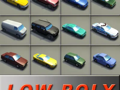 City Car Collection 3D model