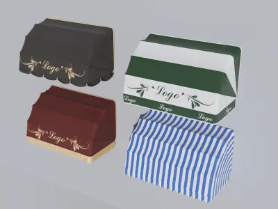Sun protection awnings 3D model buy