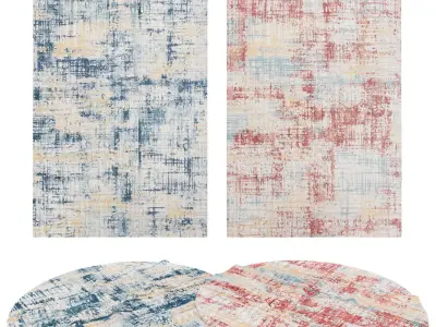 Rugs No 1037 Low-poly 3D model