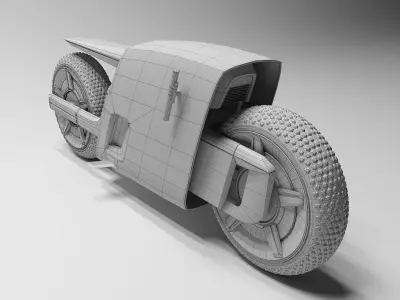 Motorbike 3D model