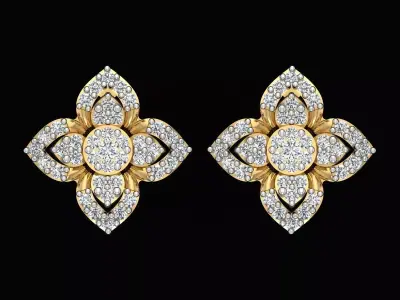 Earring 3D print model