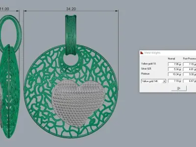 Ultra Vision Pendant  3D print model shop