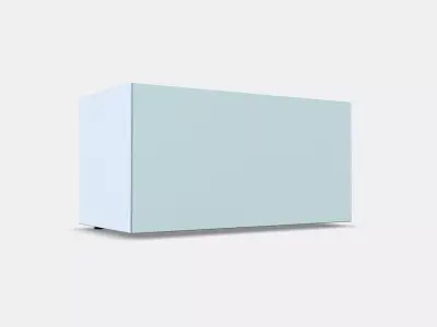 EKET cabinet with 2 drawers 1 Low-poly 3D model