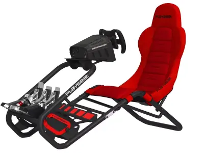 Playseat Trophy Red Racing Simulator Seat 3D model