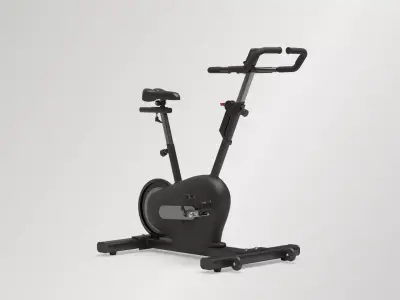 Exercise Spin Bike Low-poly 3D model