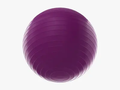 Fitness exercise ball 3D model