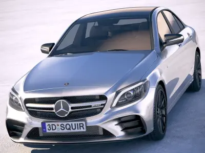 Mercedes C43 AMG 4matic 2019 3D model