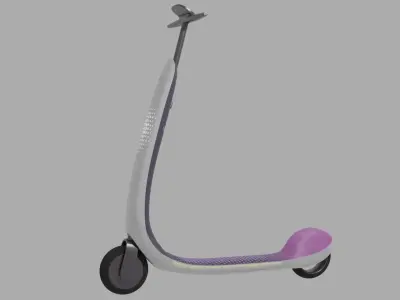 NEBULA Scooter V2 Low-poly 3D model