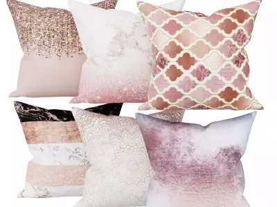 pillow set 01 3D model purchase