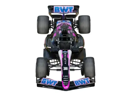 F1 Alpine A524 2024 3D model