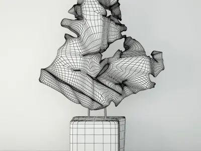 Teak Decoration 3D model