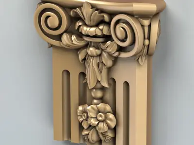 Column Capital 006 3D model