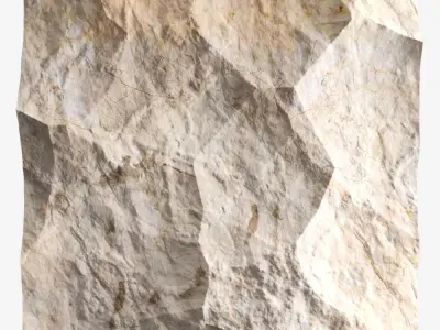 379-RockPanel sandstone wall texture 3D model