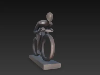 The Biker 3D print model