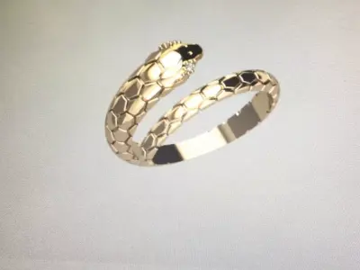 snake ring 3D model