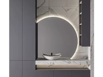 Luxury Bathroom 166 3D model