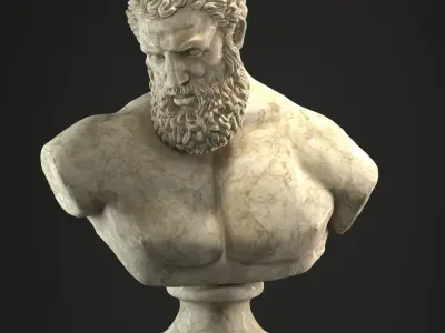 Hercules Bust 3D model