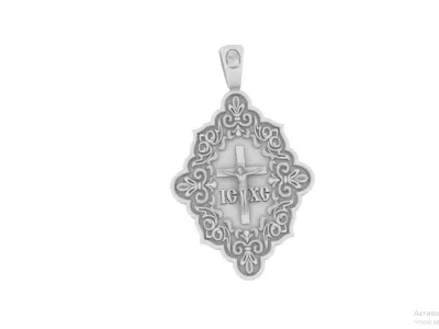 Christ Pantocrator and Jesus Pendant 30851 3D print model