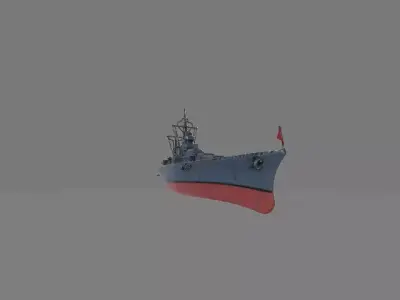 Battleship 3D print model