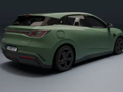 BYD Seal 06 GT Low-poly 3D model