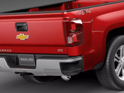 Chevrolet Silverado Double Cab CG 2016 3D model