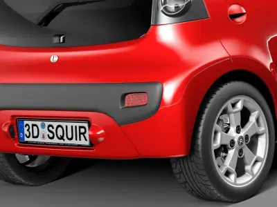 Citroen C1 5-doors 2013 3D model