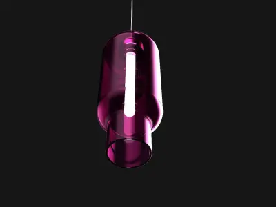Deco hanging lamp 02 Free 3D model