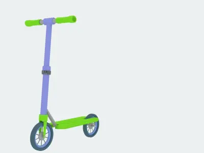 Scooter 3D model by nina-amosova1